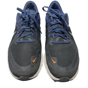 Nike Quest 4 Men’s Running Shoes Size 10 Black Navy White Lightweight Sneakers